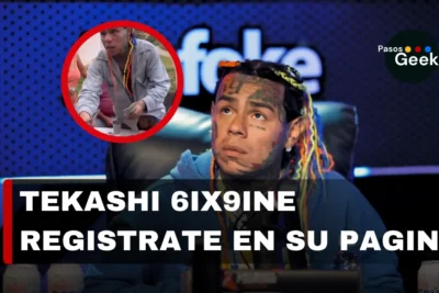 Cómo puedo registrarme en la página de Tekashi 6ix9ine